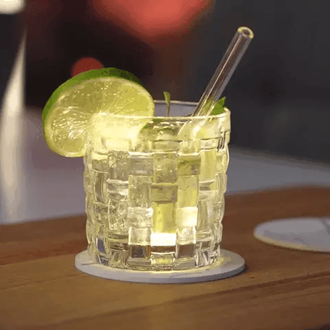 Sous-verre à boissons LED | Eclairage coloré