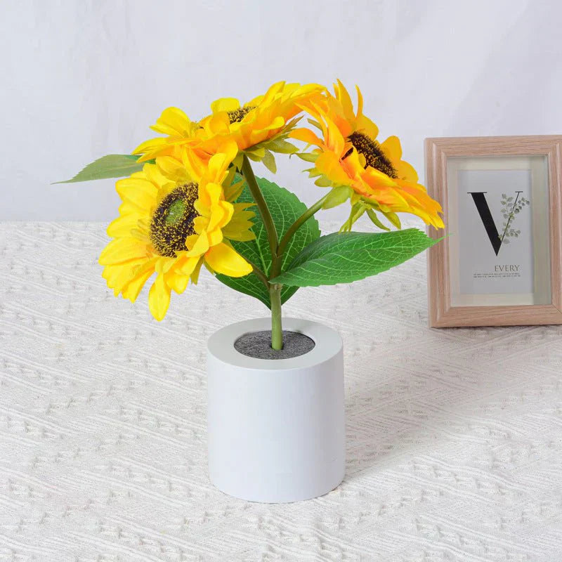 LED Zonnebloemlamp | Breng Vreugde in Elke Kamer! 🌻✨